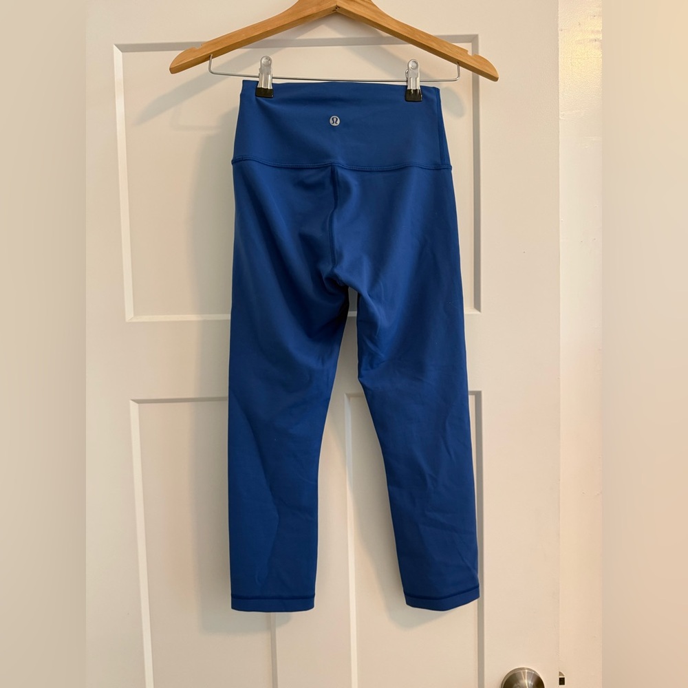 lululemon athletica Women's Blue Cropped Leggings
